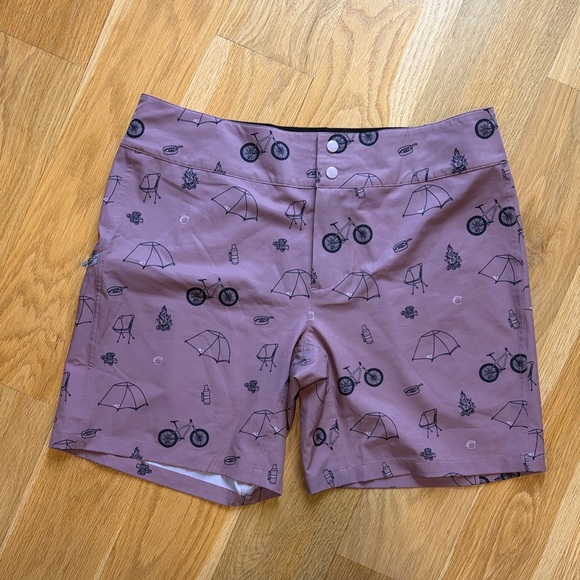 Wild Rye Women's Mauve Mountain Bike Shorts Size 10 - Picture 8 of 8